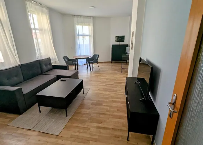 Lehastays - Buckau 15 I 2 I Voll Ausgestattete Kueche I Balkon I Smart Tv شقة *